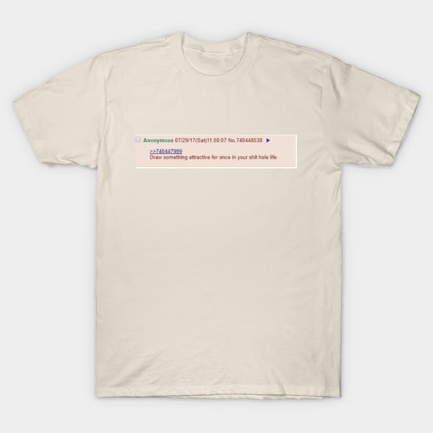 For Once 4chan T Shirt TeePublic